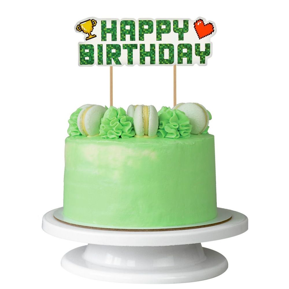 Cake topper Game On - GoDan - Happy Birthday