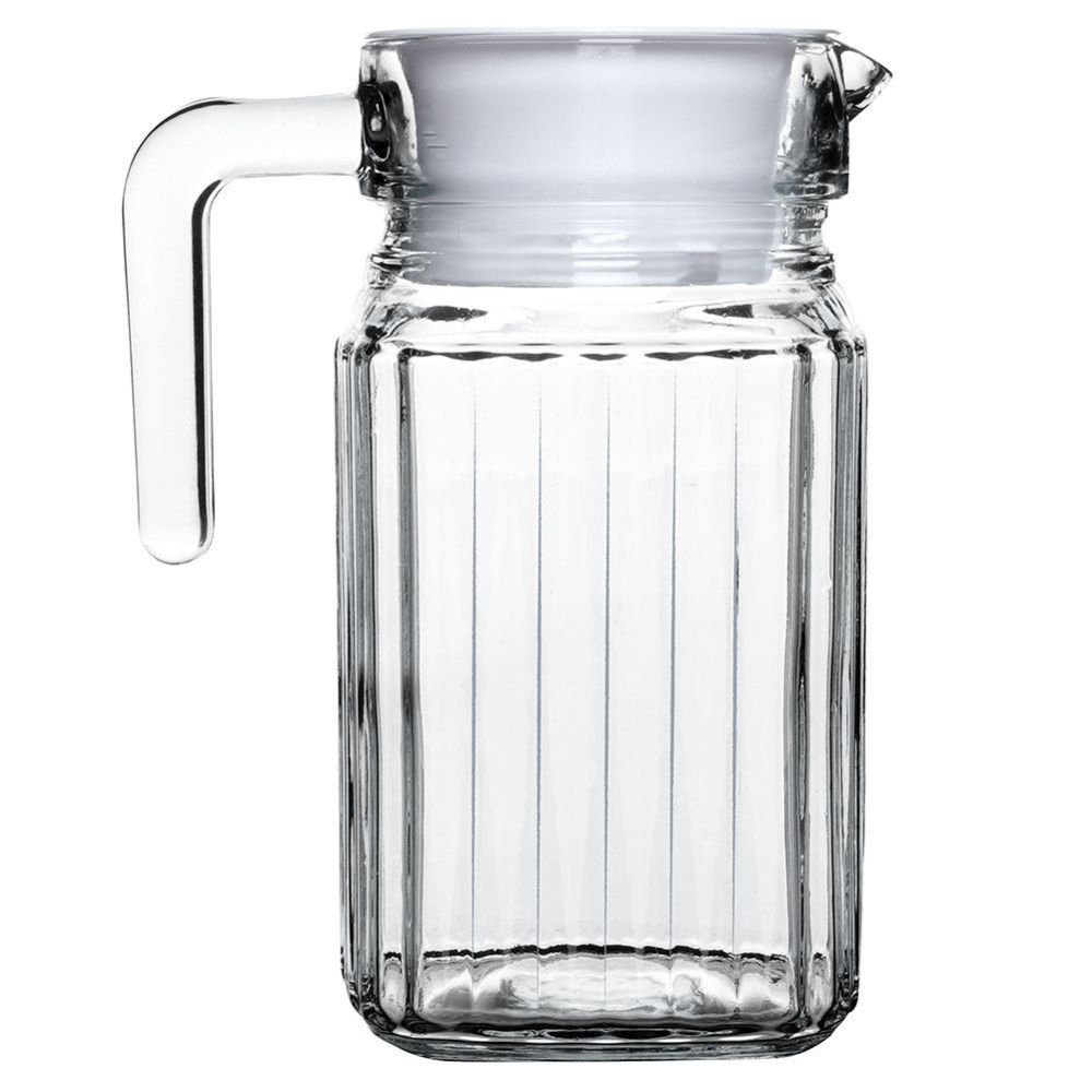 Dzbanek szklany z uchwytem i pokrywką - Vilde - 650 ml