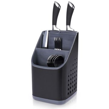 Drainer, cutlery stand - Vilde - black