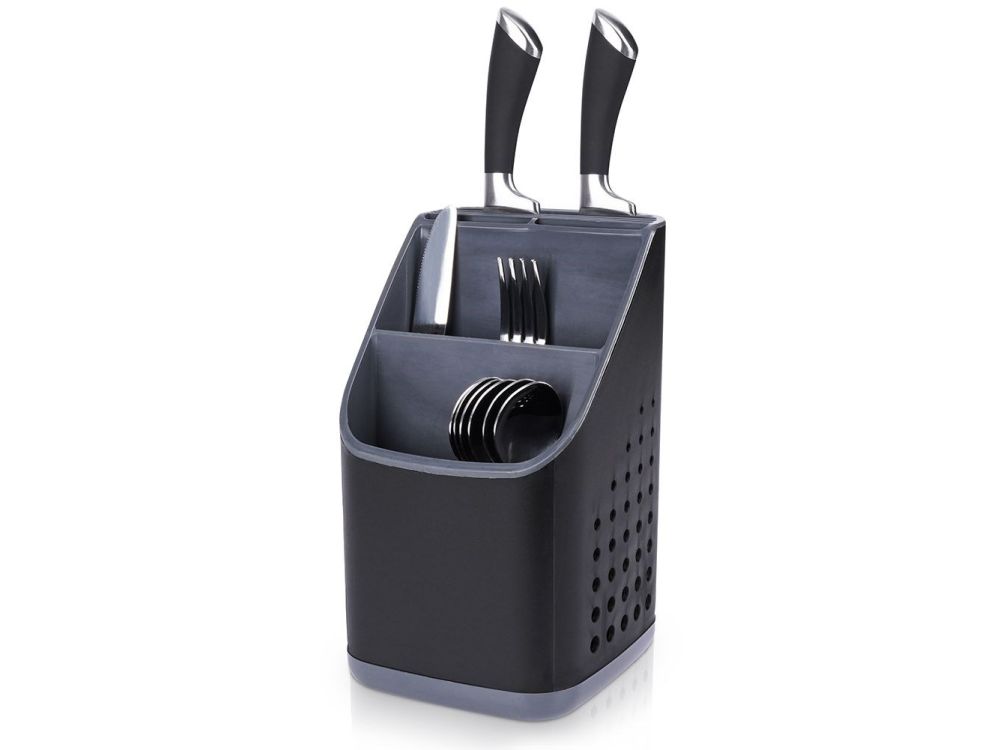 Drainer, cutlery stand - Vilde - black