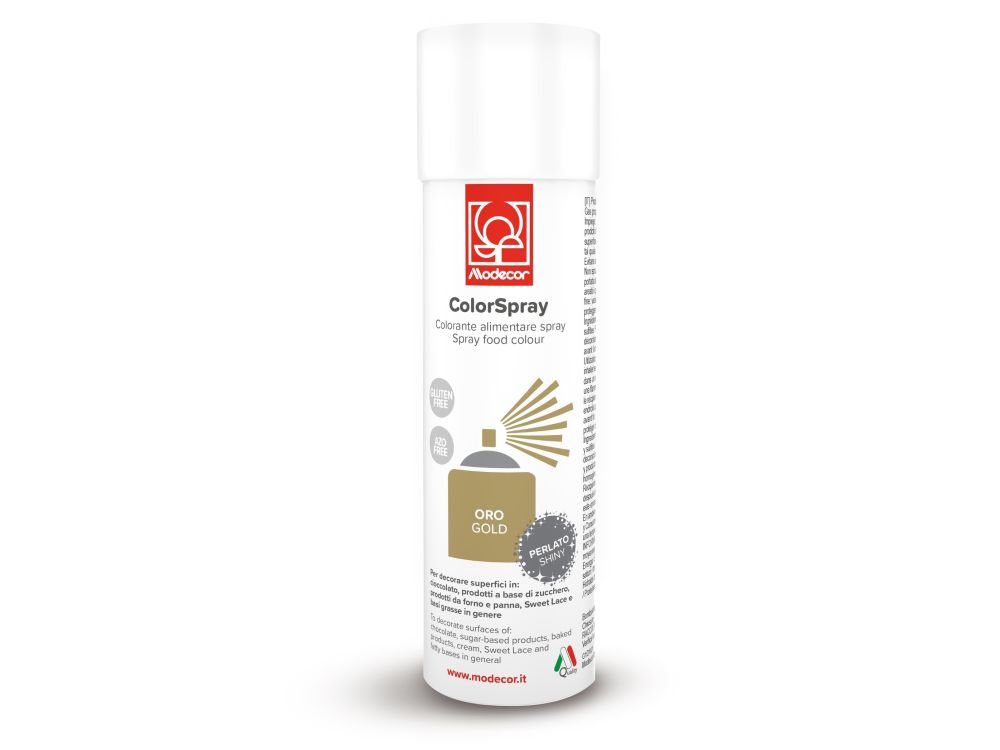Barwnik w sprayu - Modecor - złoty, 250 ml