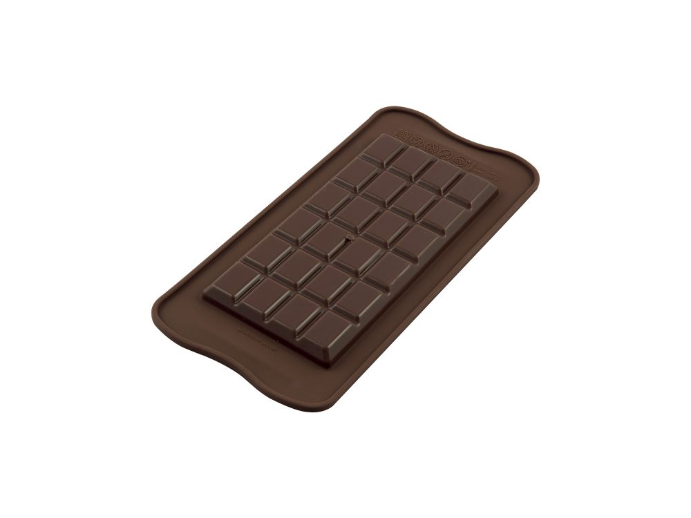 Silicone form - SilikoMart - Classic Choco Bar, 11 x 7,5 cm