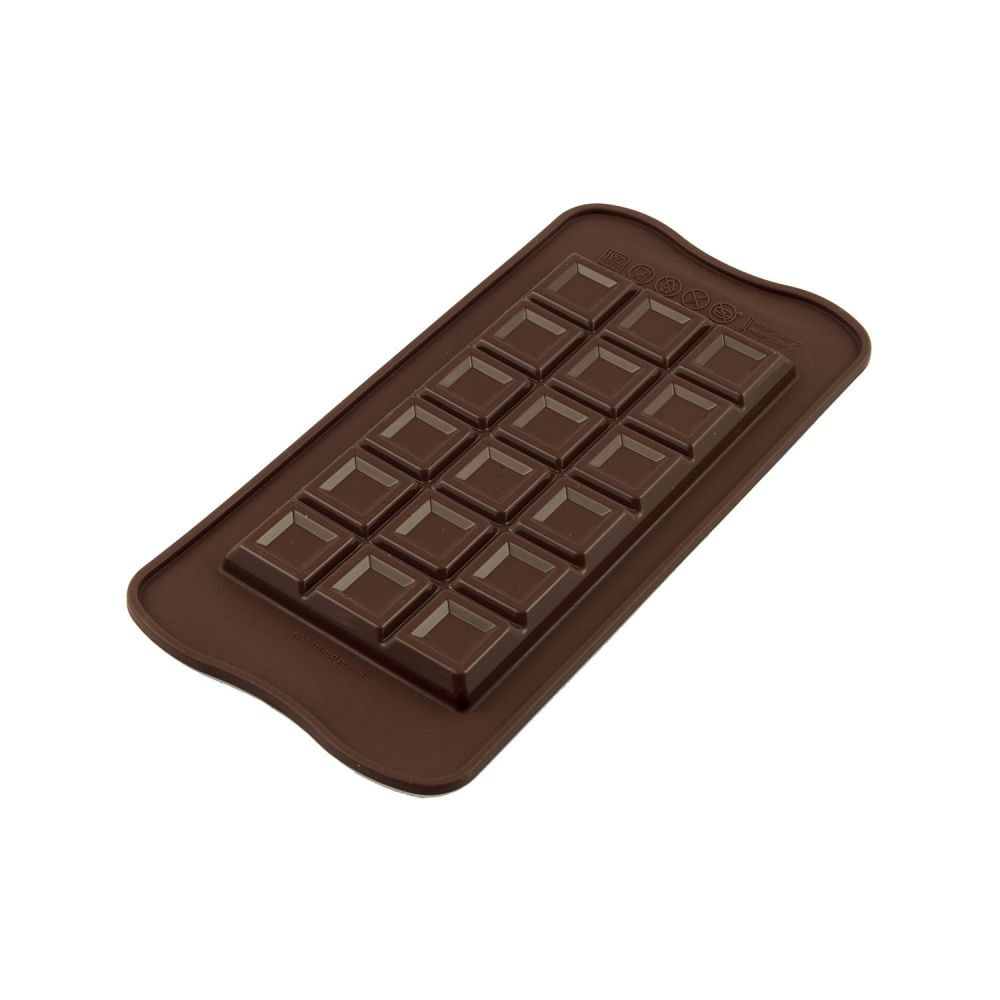 Silicone form - SilikoMart - Tablette Choco Bar, 15 x 7,5 cm