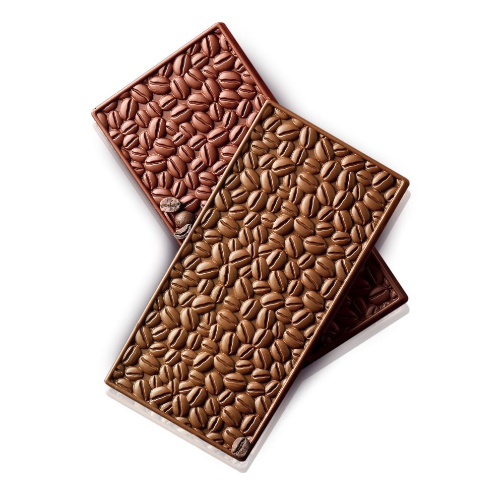 Silicone form - SilikoMart - Coffee Choco Bar, 15 x 7,5 cm