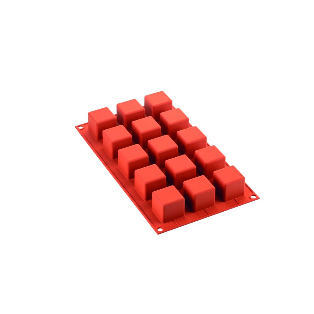 Silicone form - SilikoMart - Cubo, 15 pcs.