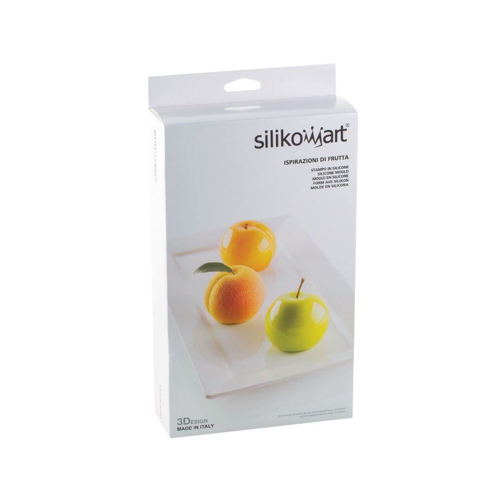 Silicone mold for monoportions - SilikoMart - Ispirazioni di Frutta, 6 pcs
