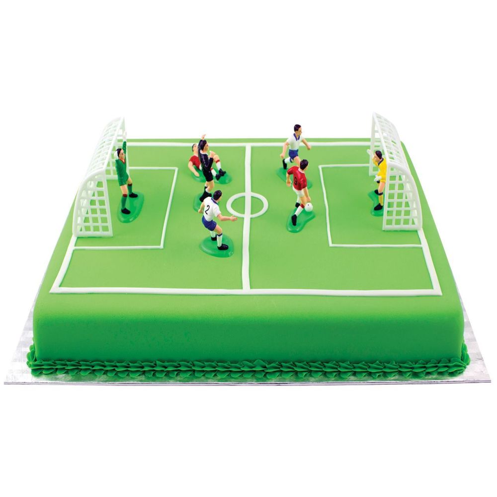 Cake toppers - PME - footballers, 9 pcs.