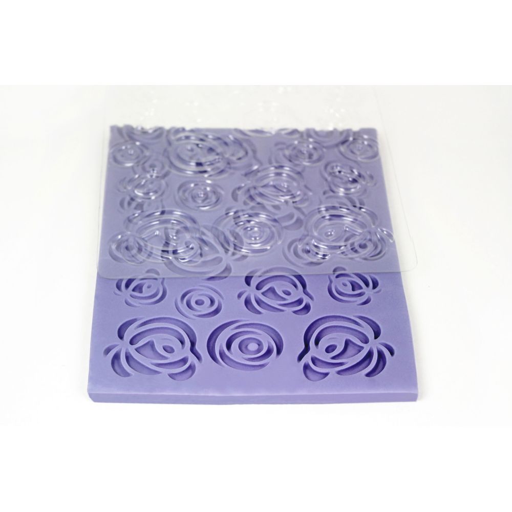 Structural pattern mat - PME - roses, 15 x 30.5 cm