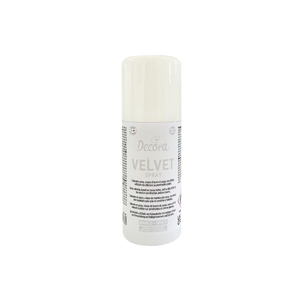Zamsz w sprayu Velvet Spray - Decora - White, 100 ml