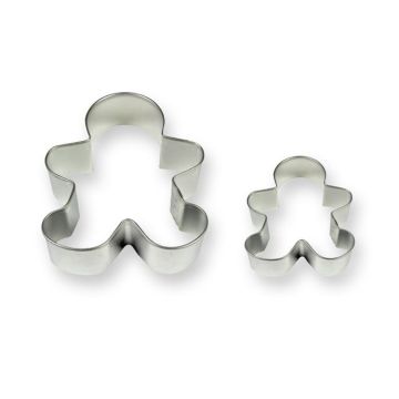 Set of Christmas cookie cutters - PME - Gingerbread Man, 2 pcs.