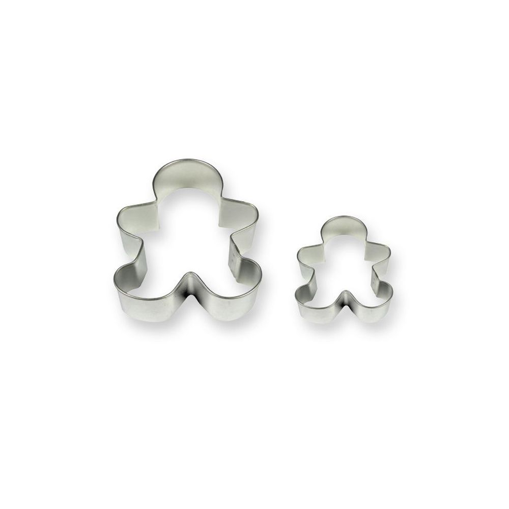 Set of Christmas cookie cutters - PME - Gingerbread Man, 2 pcs.