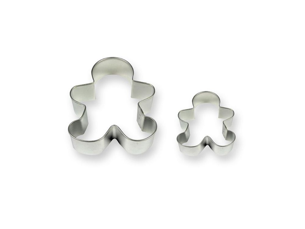Set of Christmas cookie cutters - PME - Gingerbread Man, 2 pcs.