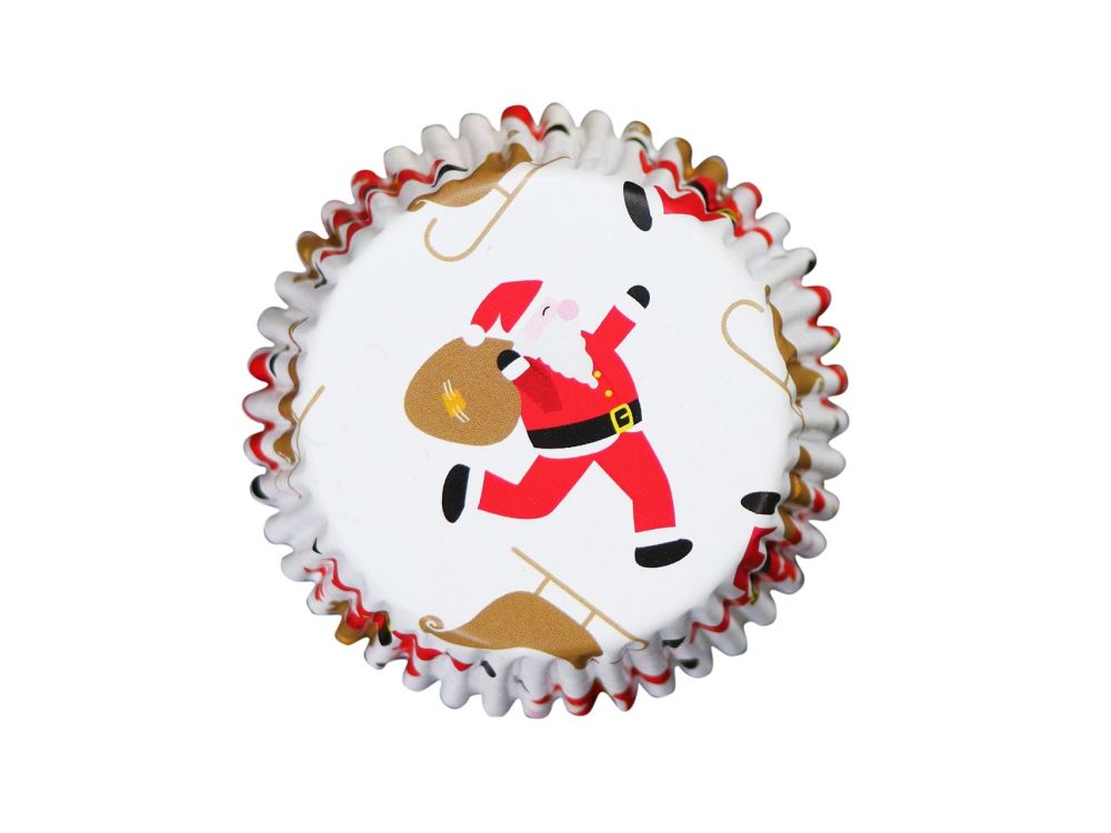 Christmas muffin cases - PME - Christmas Santa, 30 pcs.