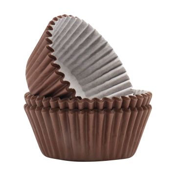 Muffin cases - PME - chocolate, 60 pcs.