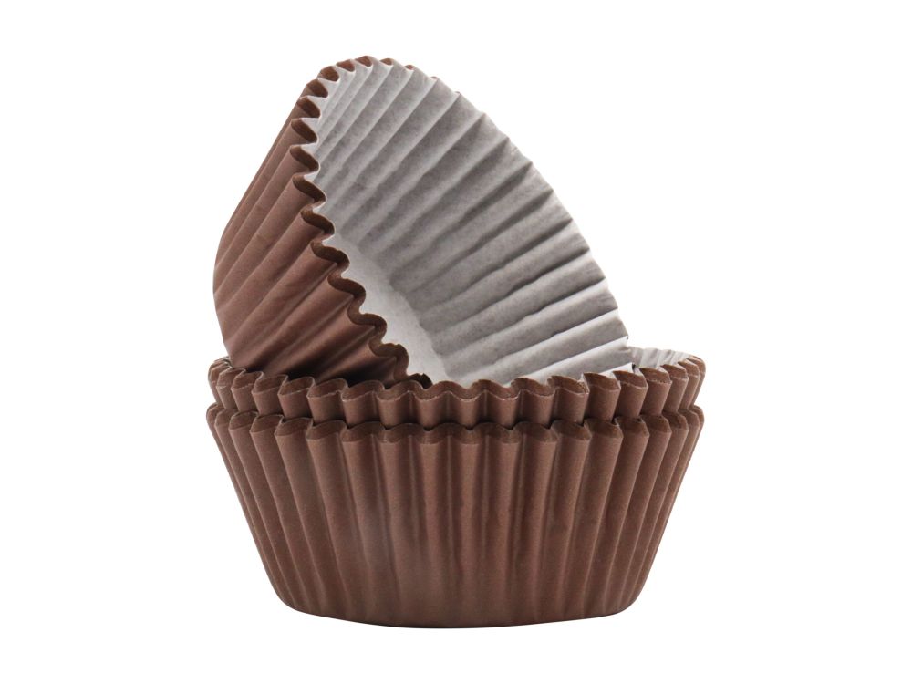 Muffin cases - PME - chocolate, 60 pcs.