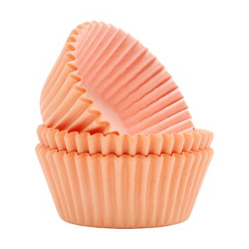 Muffin cases - PME - peach, 60 pcs.