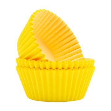 Papilotki do muffinek - PME -  żółte, 60 szt.