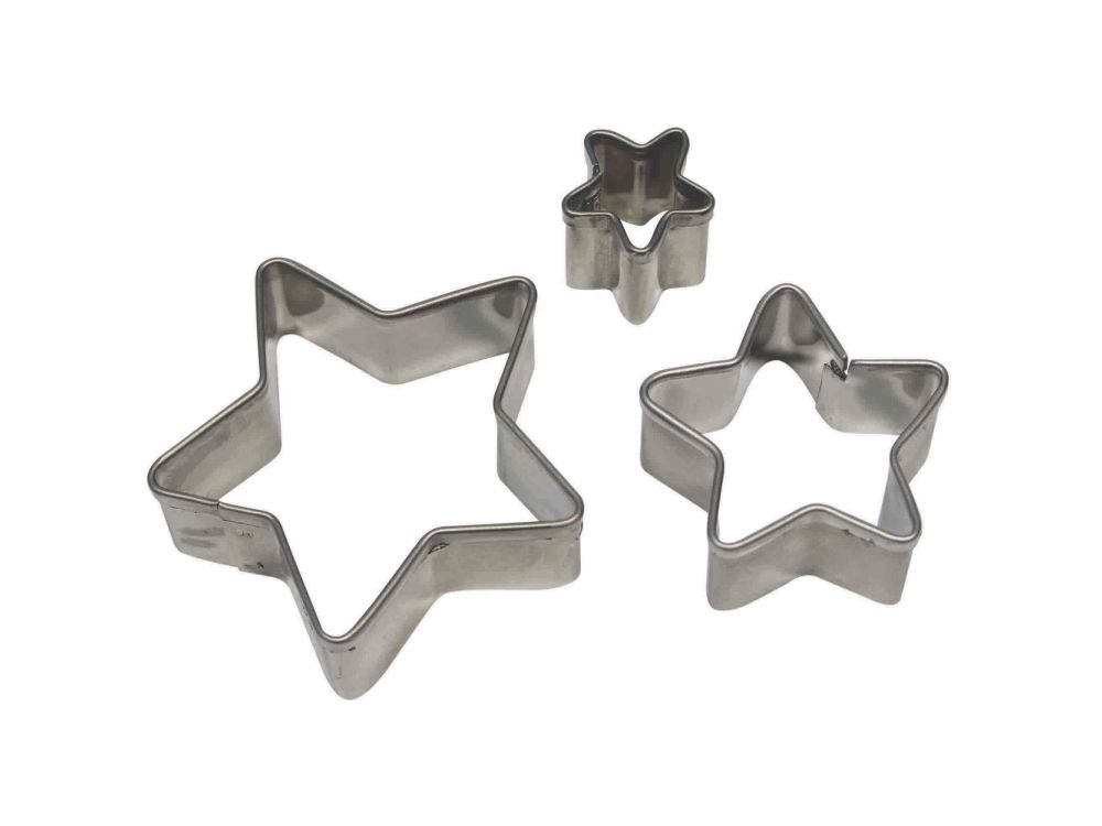 Set of cookie cutters - PME - Stars, 3 pcs.