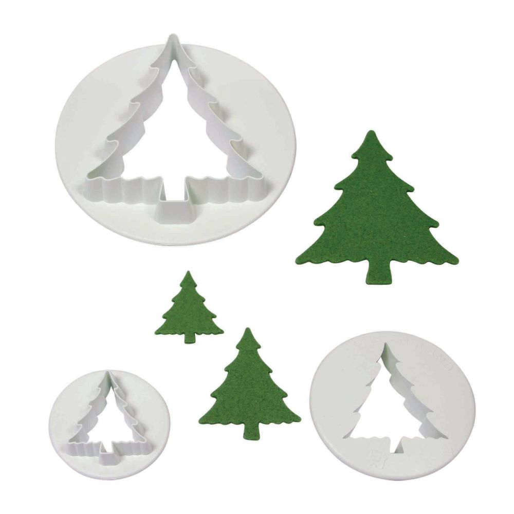 Set of cookie cutters - PME - Christmas trees, 3 pcs.