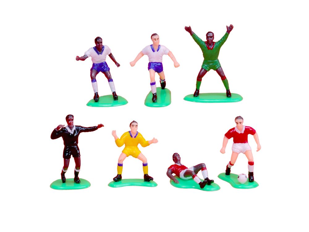 Cake toppers - PME - footballers, 9 pcs.