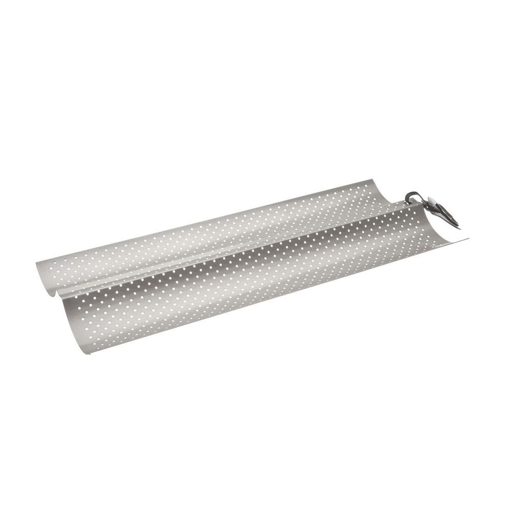 Perforated tray for baking 2 baguettes - Ibili - 38 cm