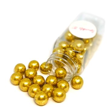 Sugar Sprinkle pearls - Sprinkle It! - Gold Bubbles, 100 g