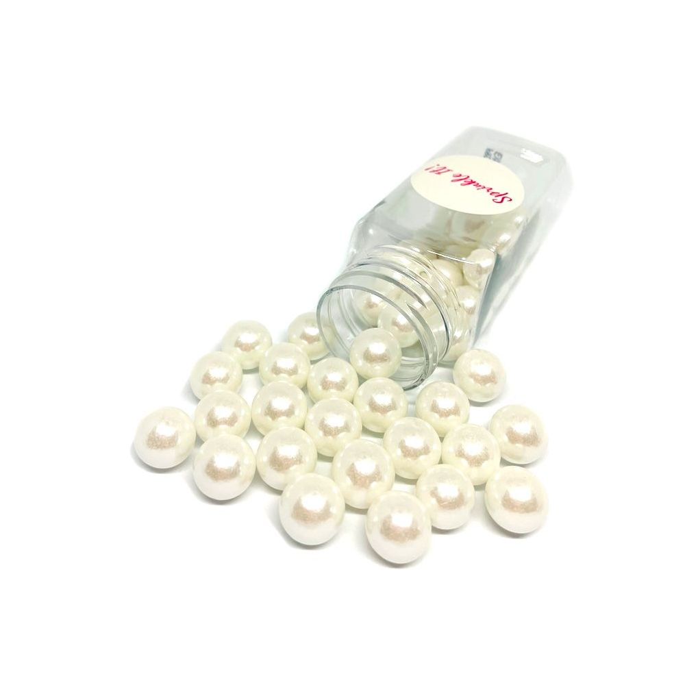 Sugar Sprinkle pearls - Sprinkle It! - White Bubbles, 100 g