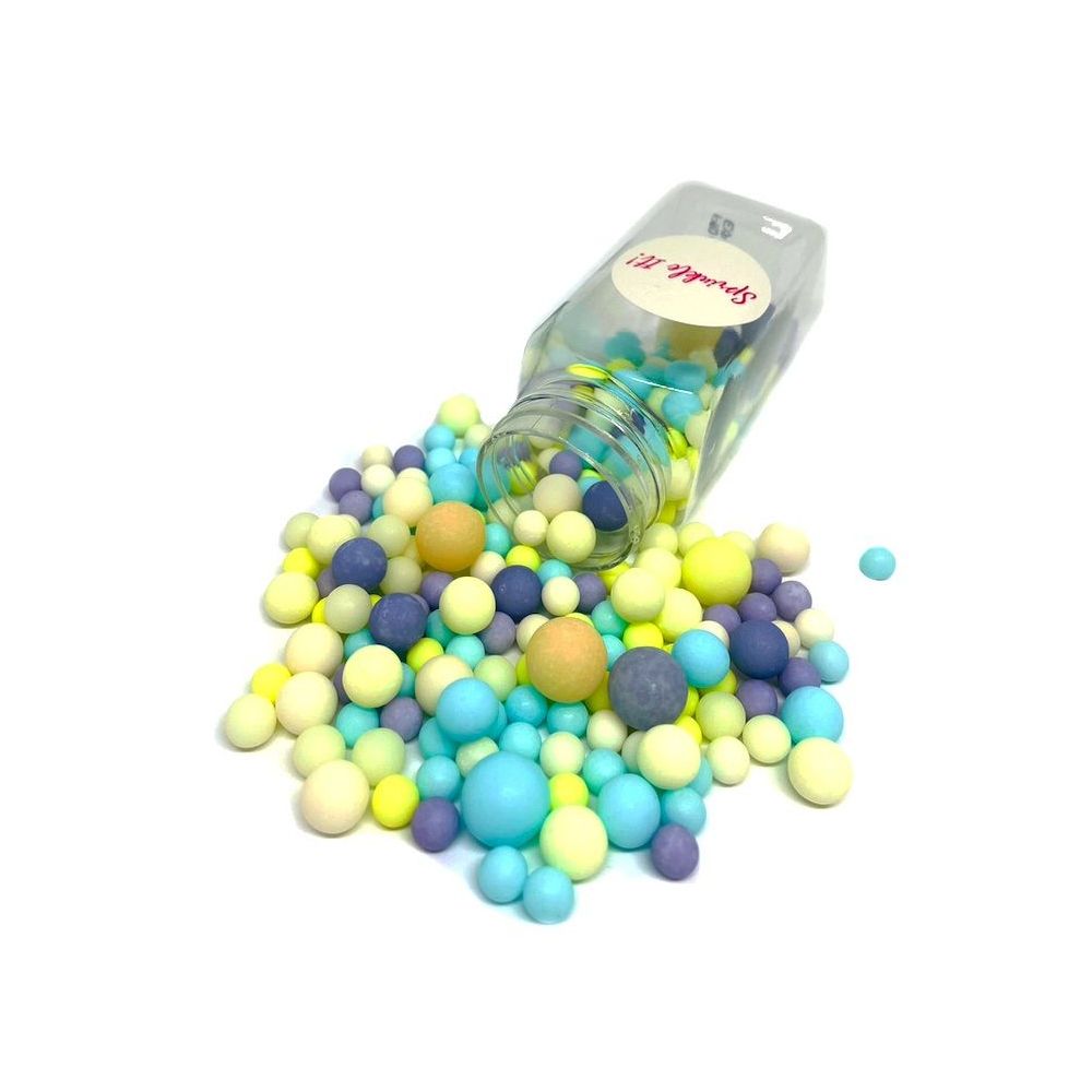 Sugar Sprinkle pearls - Sprinkle It! - Pastel Bubbles Medium, 100 g