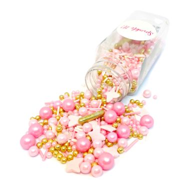 Posypka cukrowa - Sprinkle It! - Fairy Pink, 100 g