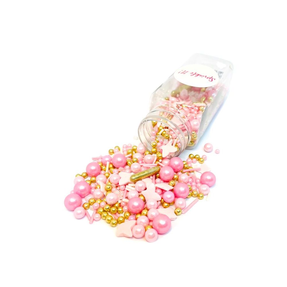 Sugar Sprinkle - Sprinkle It! - Fairy Pink, 100 g