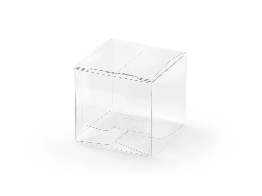 Gift boxes - PartyDeco - transparent, 10 pcs.
