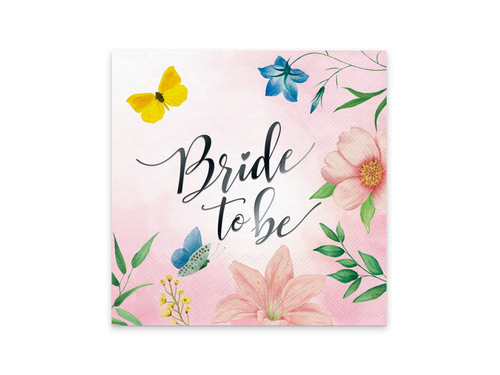 Paper napkins Bride to Be - 10 pcs.
