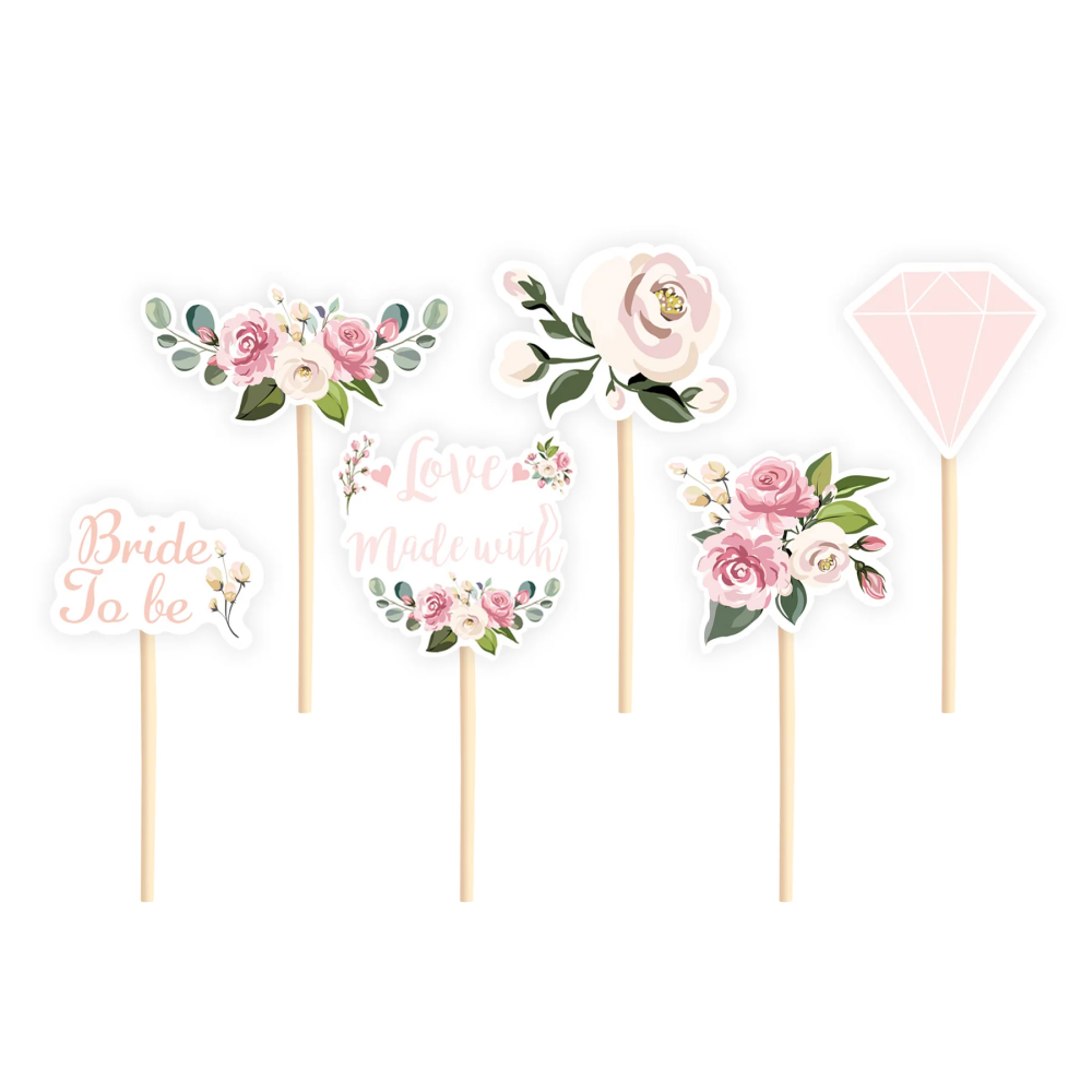 Muffin toppers Bride to be - 6 pcs.
