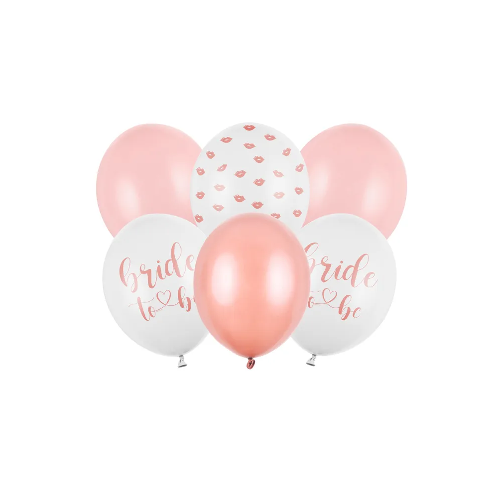 Latex balloons Bride to Be - PartyDeco - 6 pcs.