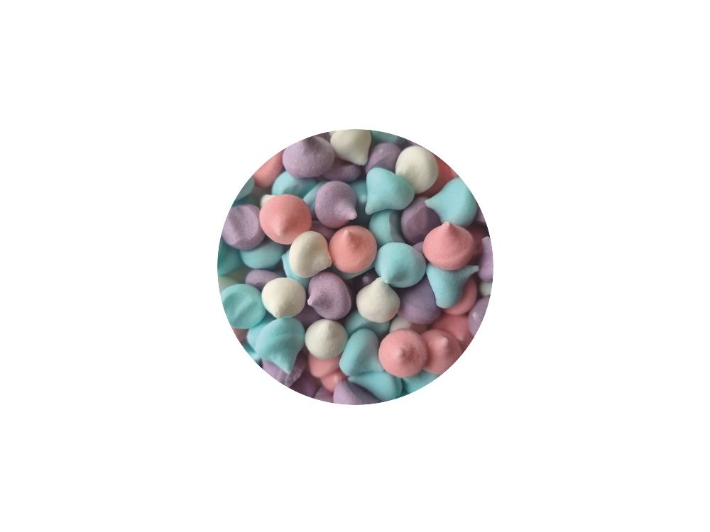 Sugar sprinkles Meringues - Dekor Pol - pastel mix, 25 g