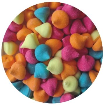 Sugar sprinkles Meringues - Dekor Pol - neon mix, 25 g