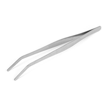 Kitchen tweezers - curved, 19.5 cm
