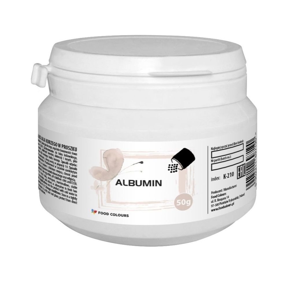 Powdered albumin - Food Colours - 50 g