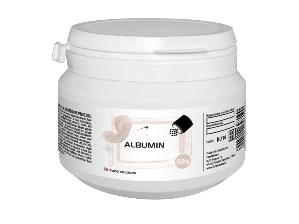 Powdered albumin - Food Colours - 50 g