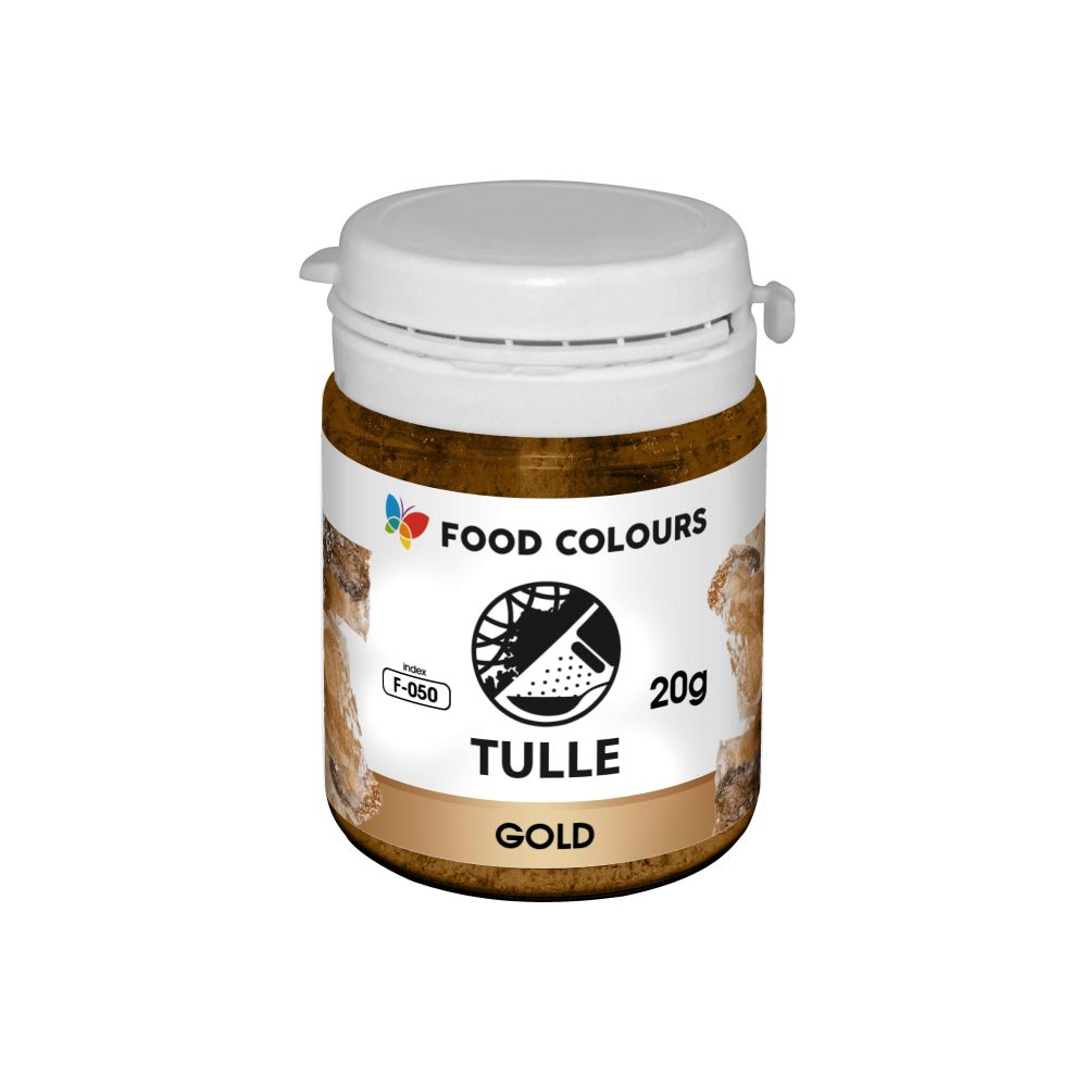 Powder tulle - Food Colors - Gold, 20 g