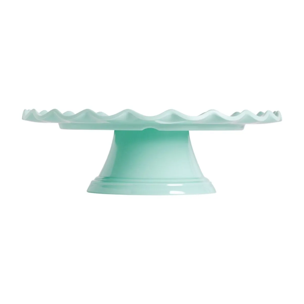 Cake Stand, wave - A Little Lovely Company - mint, 27.5 cm