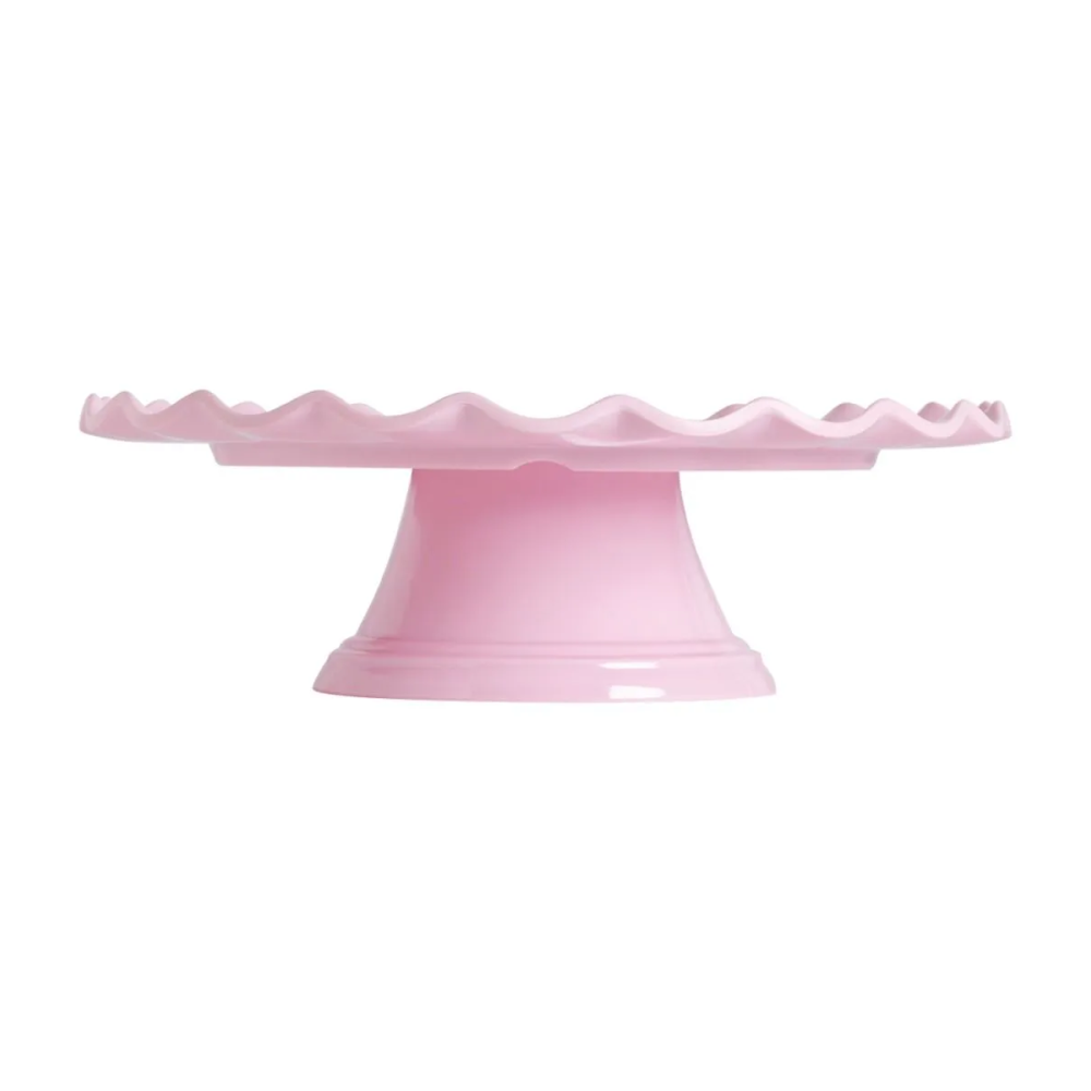 Patera dekoracyjna falowana - A Little Lovely Company - różowa, 27,5 cm