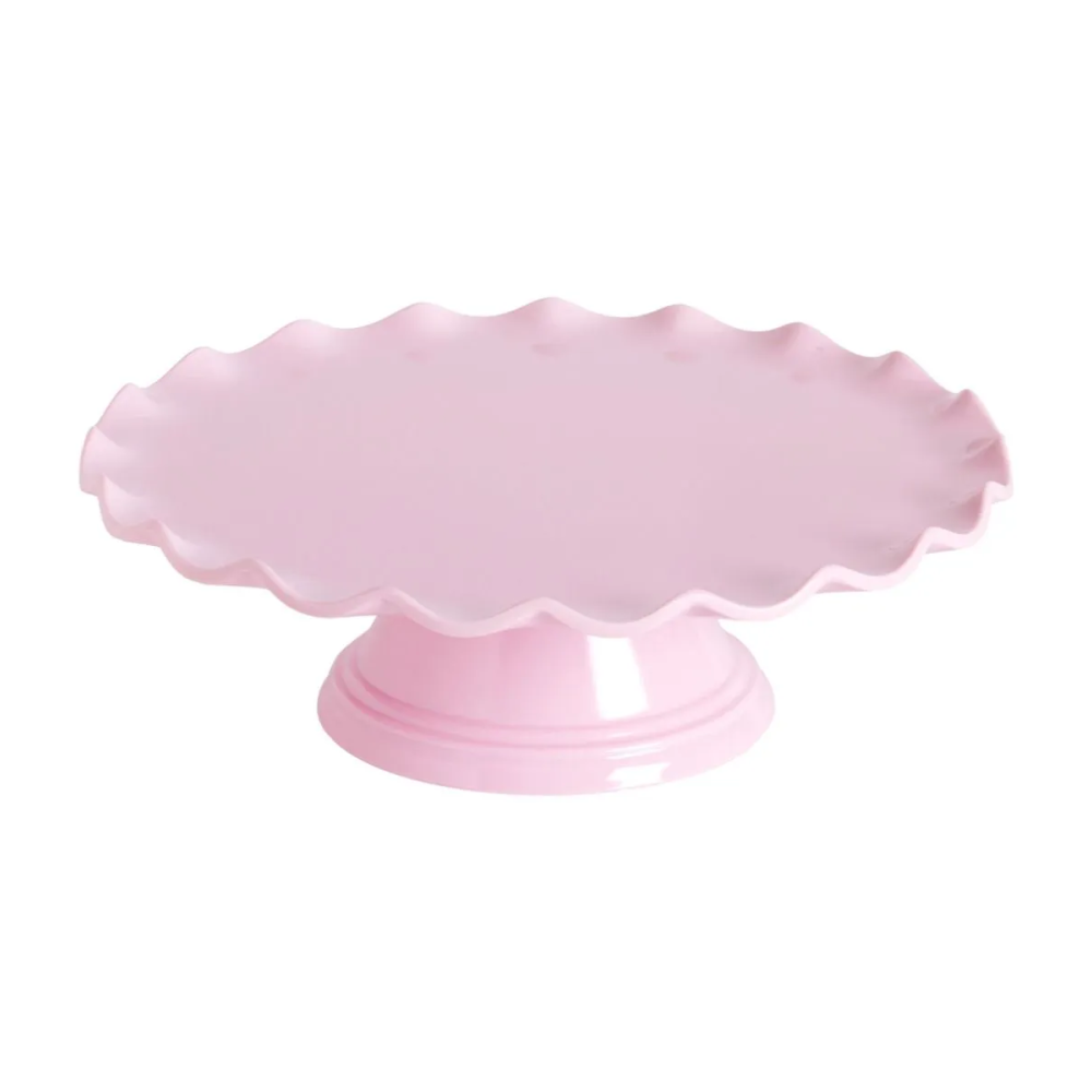 Cake Stand, wave - A Little Lovely Company - pink, 27.5 cm