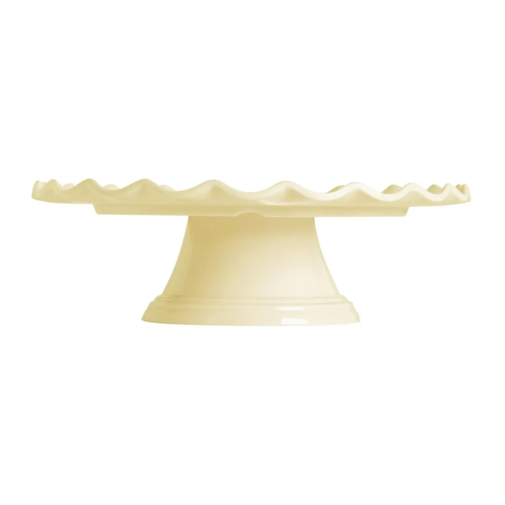 Cake Stand, wave - A Little Lovely Company - vanilla cream, 27.5 cm