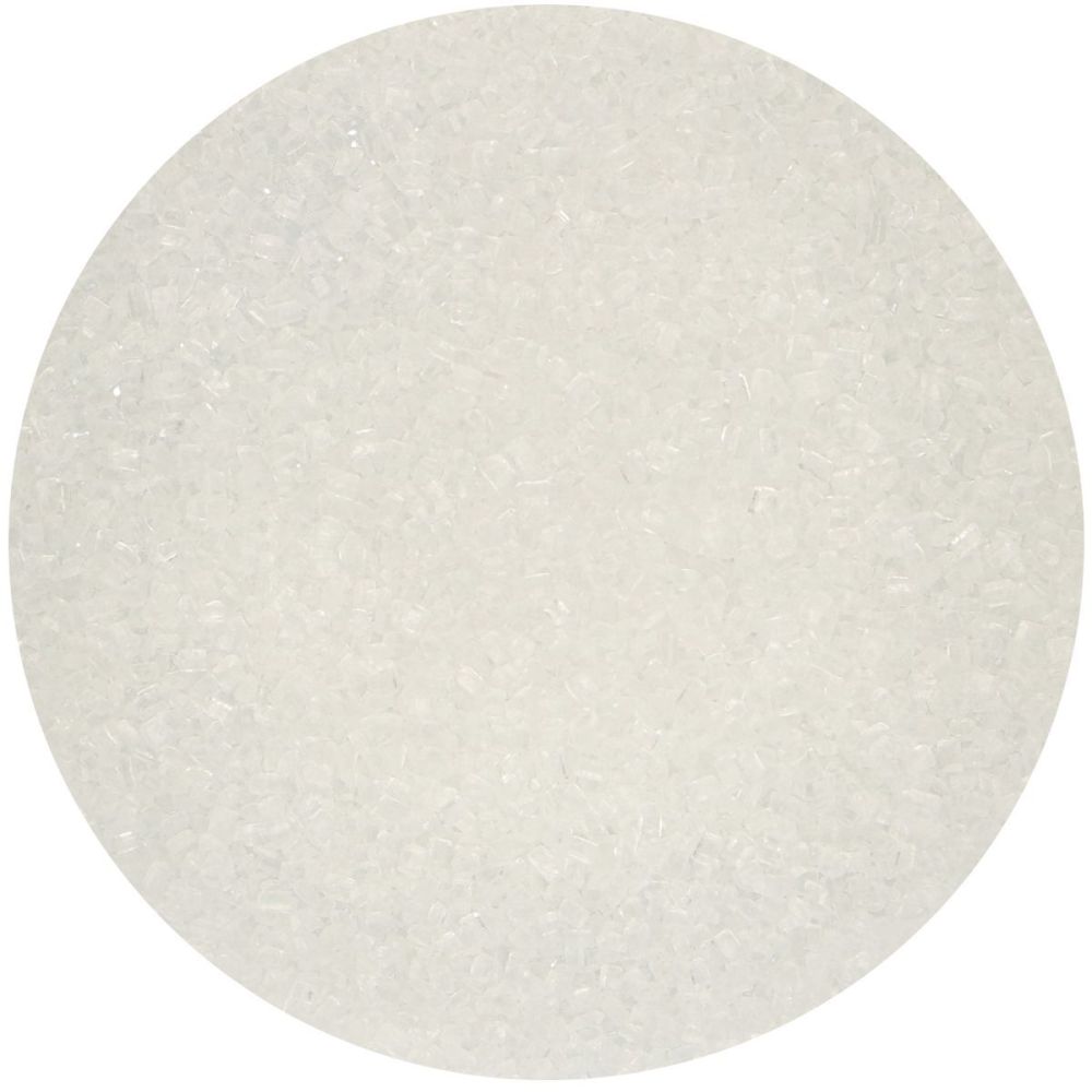Decorative sugar crystals - FunCakes - White, 80 g