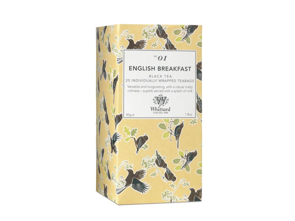 Black tea - Whittard - English Breakfast, 25 pcs.