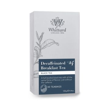 Black tea, decaffeinated - Whittard - Breakfast Tea, 50 pcs.