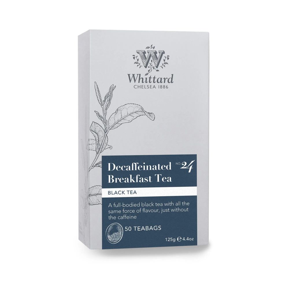Black tea, decaffeinated - Whittard - Breakfast Tea, 50 pcs.