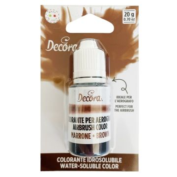 Liquid dye for airbrush - Decora - brown, 20 g