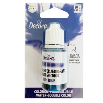Liquid dye for airbrush - Decora - blue, 20 g